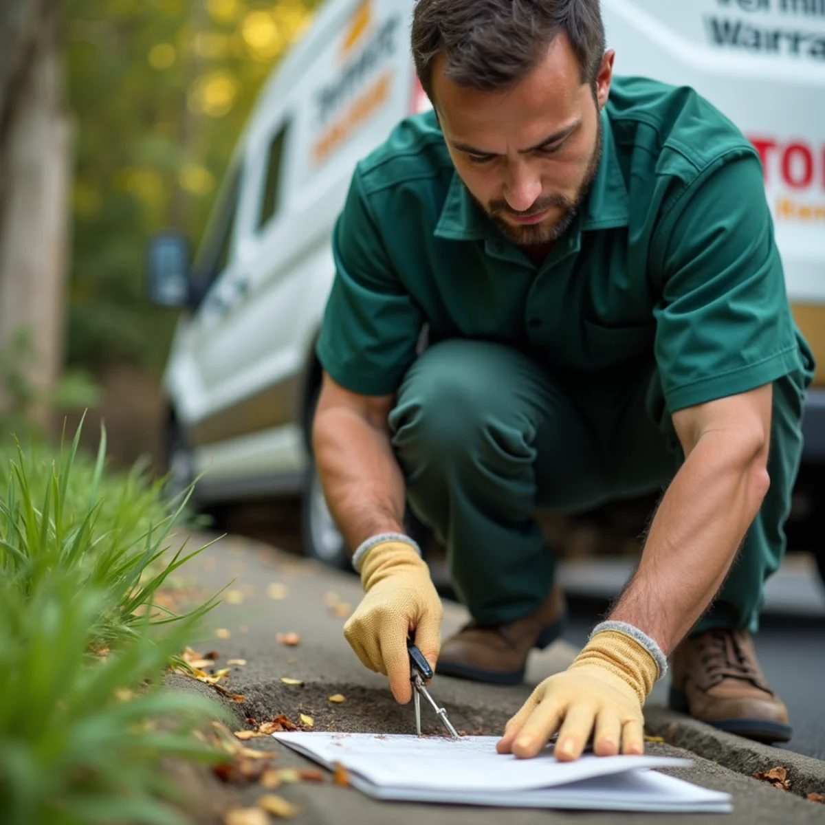 Annual termite bait station cartridge inspection and servicing